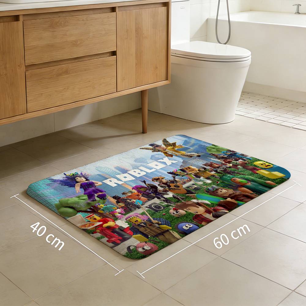Hot Game-R-Robloxes Door Mat Nordic Style Bedroom Living Room Doormat Home Balcony Anti-Slip Alfombra