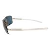 Used PRADA sunglasses silver clear navy half rim ladies men unisex unisex