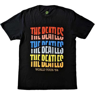 The Beatles Colour Wave Official Tee T-Shirt Mens Unisex