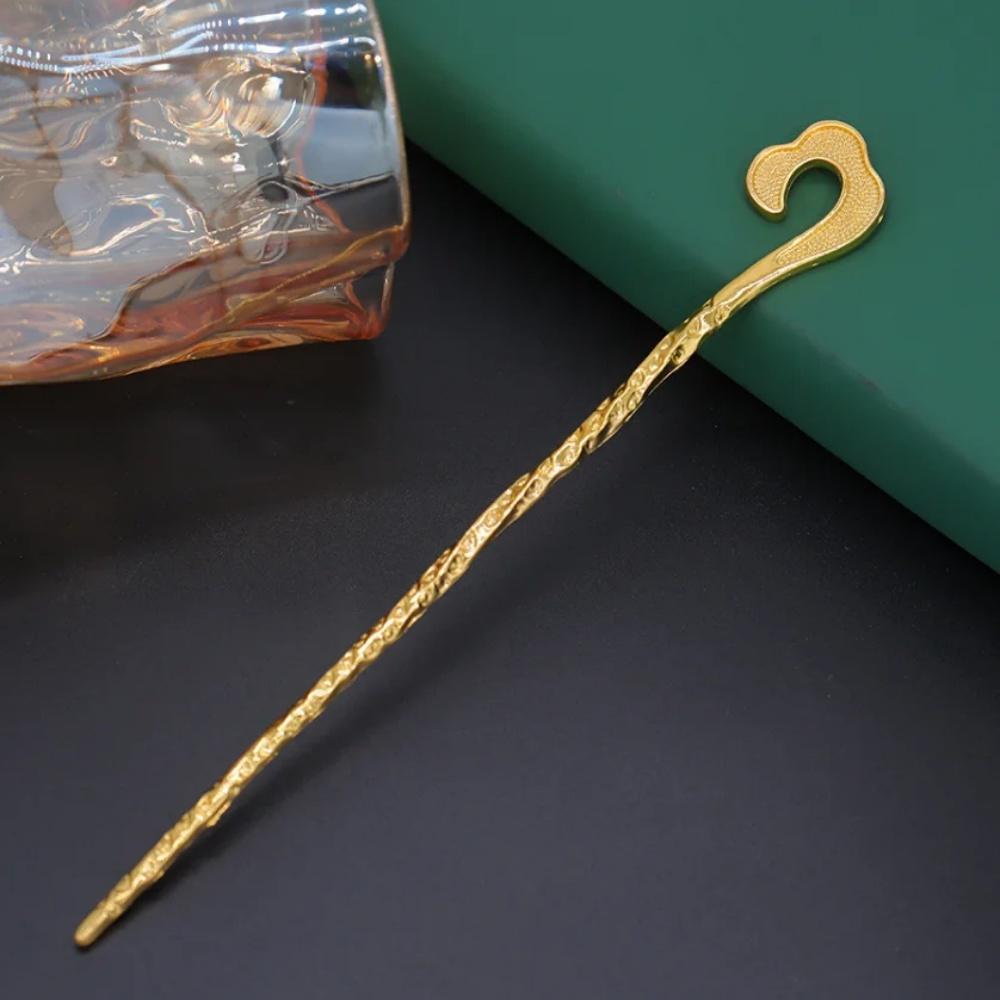 

Luxury Metal Hairpin Simple Gold Color Hair Sticks for Women DIY Hairstyle Design Tools Fashion Hair Accessories Gifts