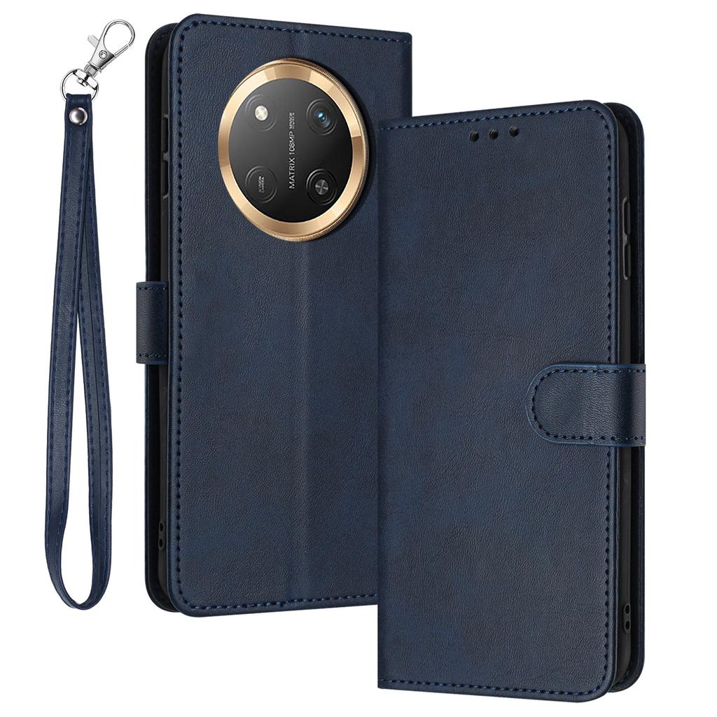 For Honor Magic7 Lite 5G/X9c 5G/X60 Pro 5G Case Flip Stand PU Leather Wallet Phone Cover Calf Texture
