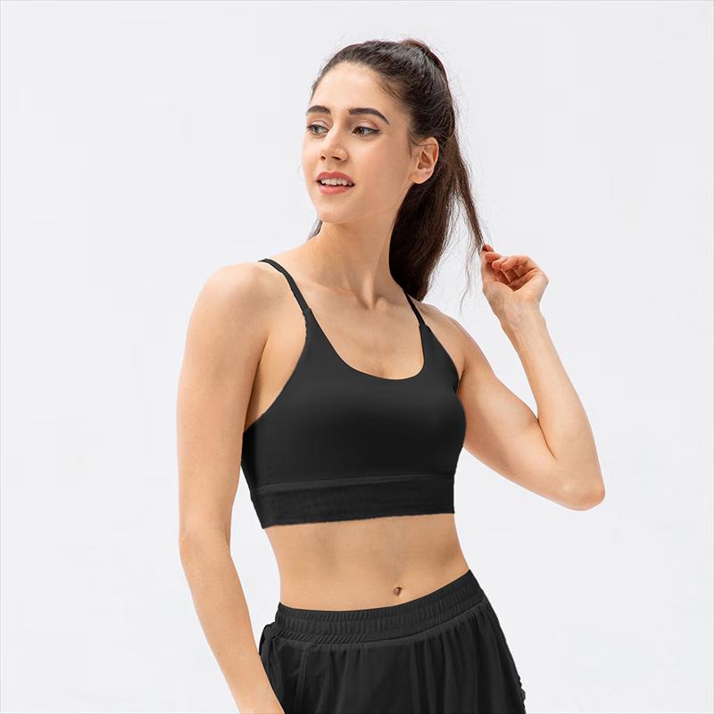Женский спортивный бюстгальтер для йоги с эффектом второй кожи и поддержкой XS