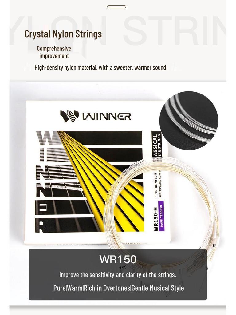 Winner WR150/170 Carbon Fiber Classical Guitar String Set (6 Nylon Strings)