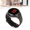 Children Digital Watch Student Fashionable Red LED Outdoor Sports Watch Birthday Gift for Daily Life Black