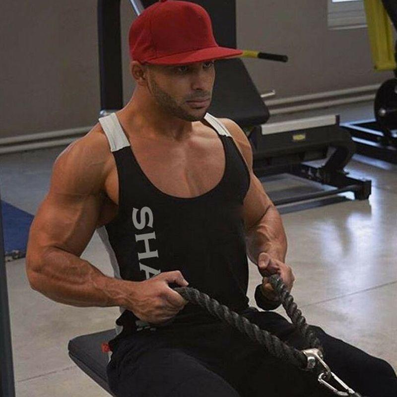 Premium Quality Gym Men's Muscle Sleeveless Tank Top Tee Shirt For Bodybuilding