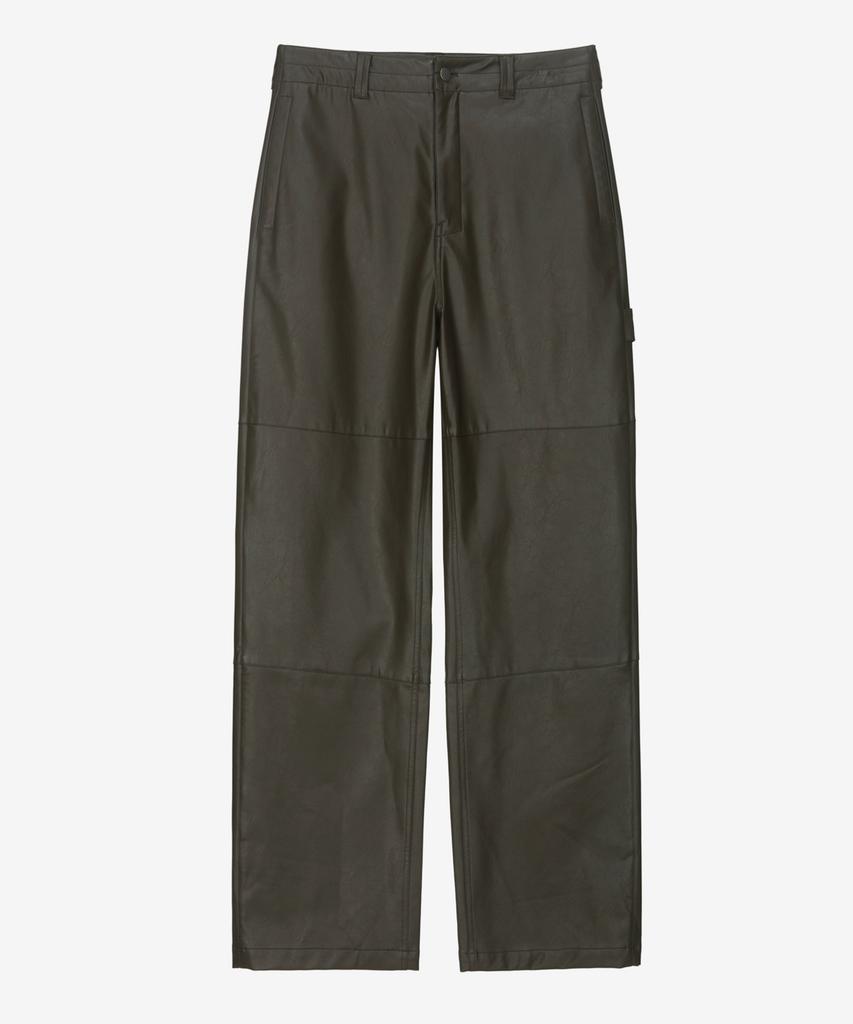 MINDBRIDGE [Hoite] Wide Leather Pants