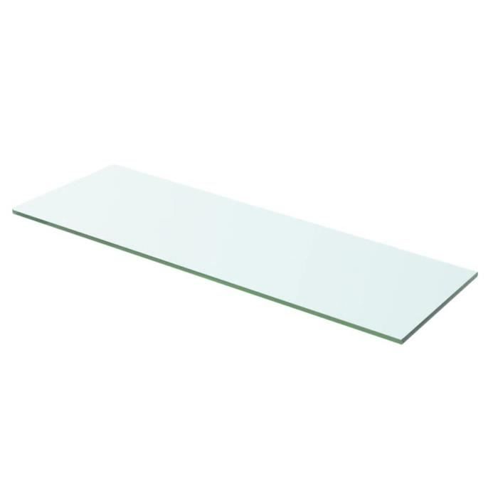 Panneau d'étagère - vidaXL - Verre transparent - 60 x 15 cm - Design contemporain