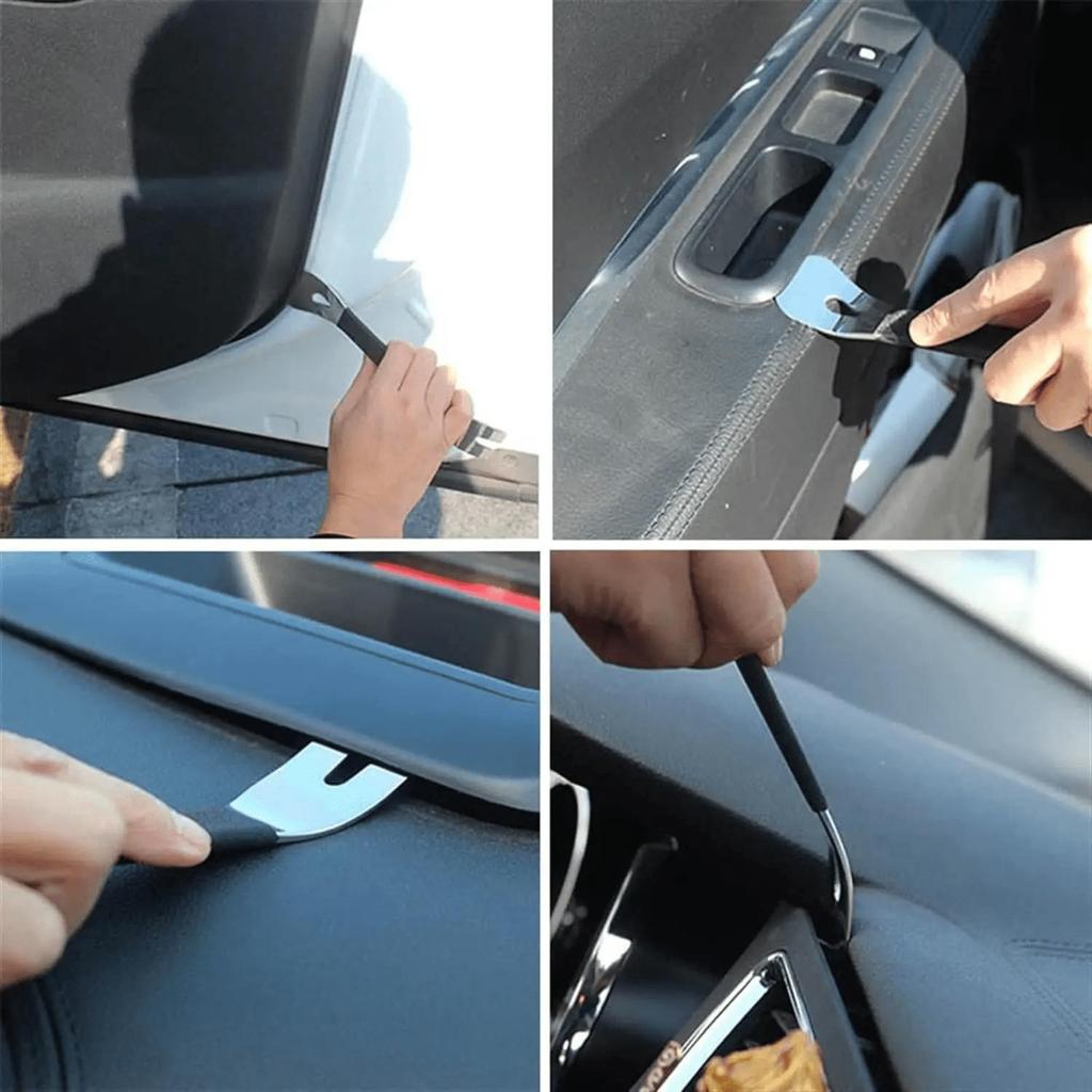 Car Audio Rocker Switch & Steel Pry Tool Kit for Interior Modification and Door Panel Removal