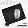 Customizable Multi-Color PU Leather Mouse Pad - Durable, Dirt-Resistant, Available In Square or Round Shapes.