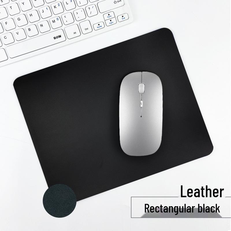 Customizable Multi-Color PU Leather Mouse Pad - Durable, Dirt-Resistant, Available In Square or Round Shapes.