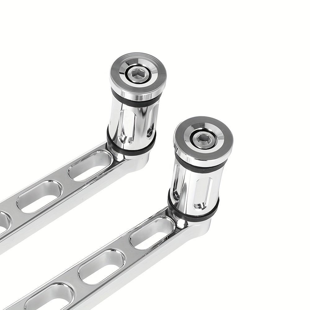 1 Pair of Premium Motorcycle Gear Shift Lever & Heel Toe Shifter for Harley FL, Road King, Electra Street, Tri Glide, Ultra Classic - Sleek Polished F