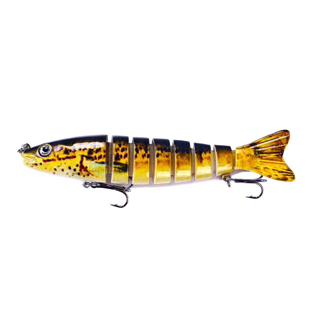 

Многоцелевой сегментный воблеры Swimbait Pike Wobblers 12.8 см-18 г рыболовная приманка Isca Artificia для приманки Bass Pike