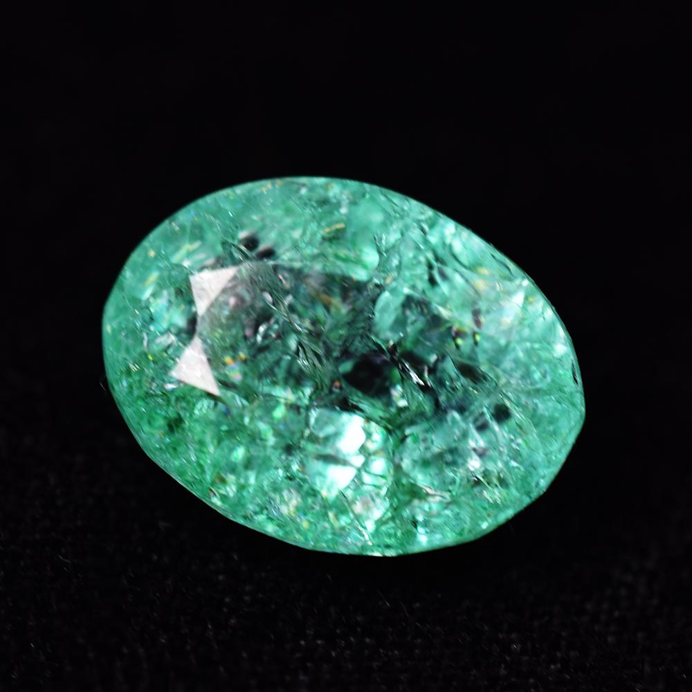 Natural Green Emerald Loose Gemstone 16.60 ct Oval Cut High Quality for Jewelry Making and Crafts