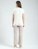 MONTE CARLO Womens Printed Lower , T-Shirt And Short Set