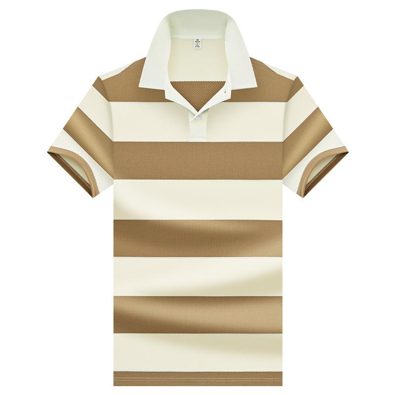 

Dmao Short-sleeved POLO shirt, men s pure cotton breathable T-shirt, business casual lapel top XL