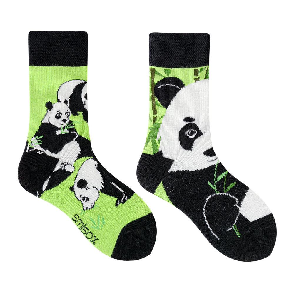 Children's Asymmetrical Cartoon Mid-Calf Socks - Colorful Parent-Child Style, Trendy Fashion for Kids