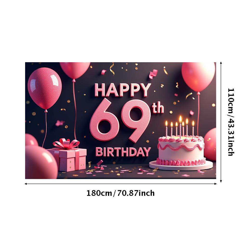 Photography Props Large Celebration Background Birthday Decorations Birthday Banner For Party Supplies Photography Family