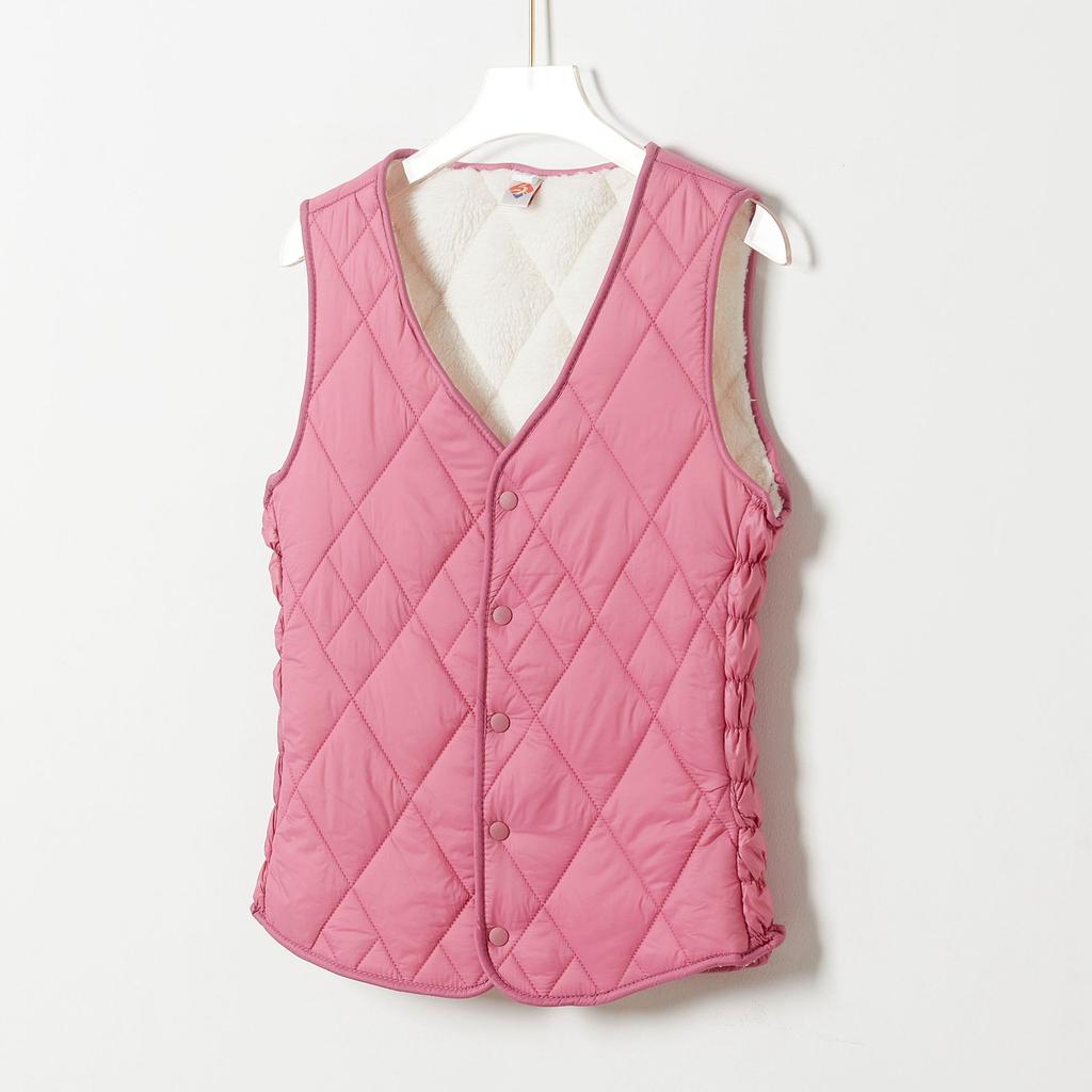 Girlfriends' Wear Women's Fall and Winter Short Section of Padded Thickened Home Comfort Warm Vest Lining Undershirt Fashionable and Warm