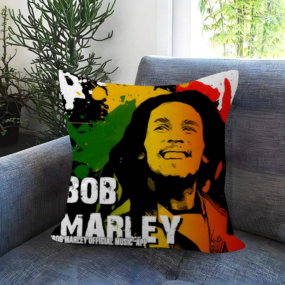 

Classic BobS Marley TThe Wailers pillow cover sofa cushion cover home room decoration children gift 30x30 cm