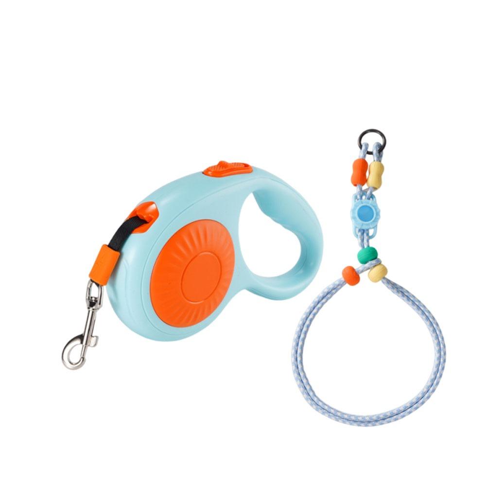 3m Dog Walking Leash Retractable Dogs Auto Retractable Belt Retractable Dog Leash  Dog Walking синий