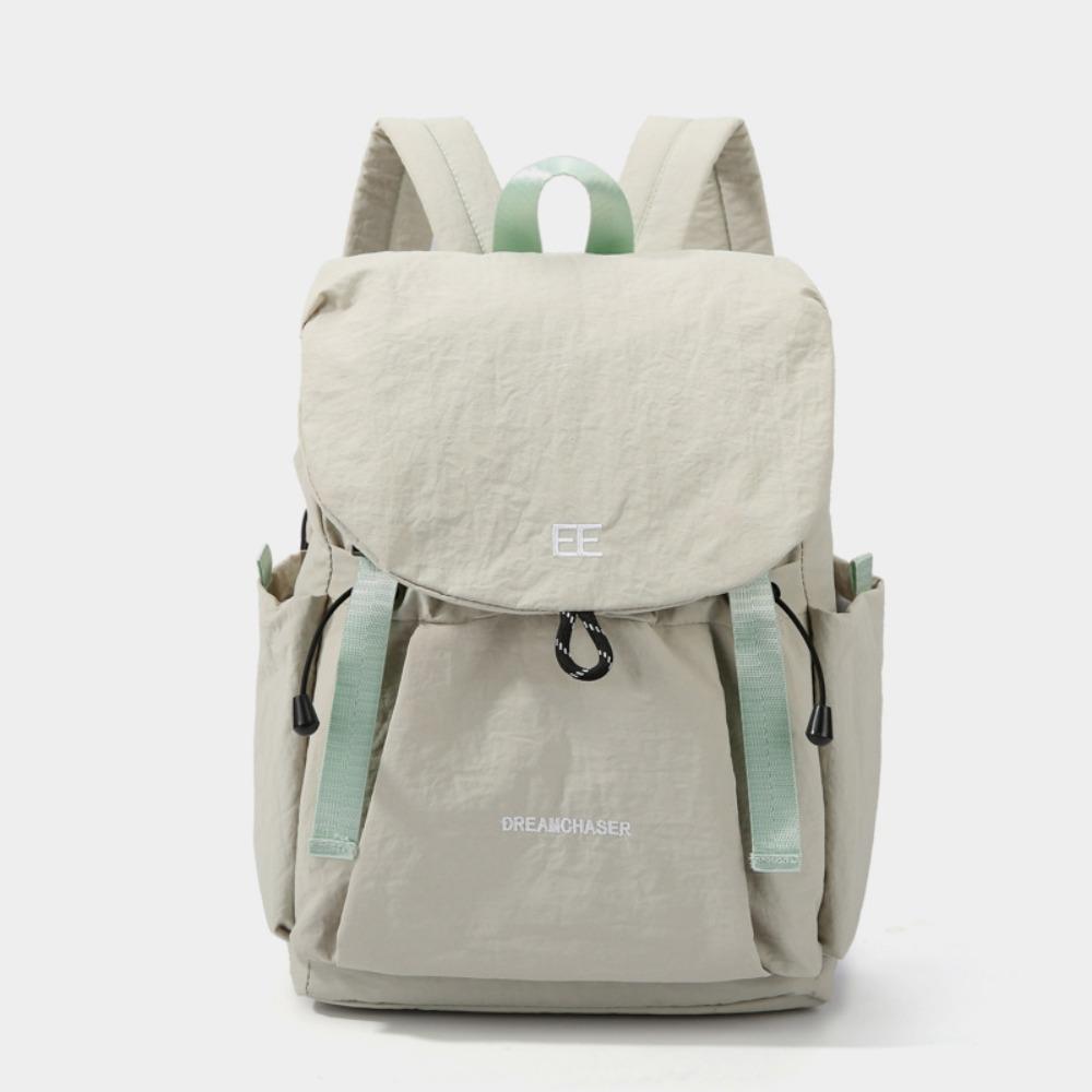 New Large Capacity Canvas Backpacks High-Value Color-Blocked College Student Double Shoulder Bag Laptop Bags for Women 2026