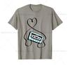 Retro 80s Mix Tape Valentines Day T-Shirt 90s Cassette Heart