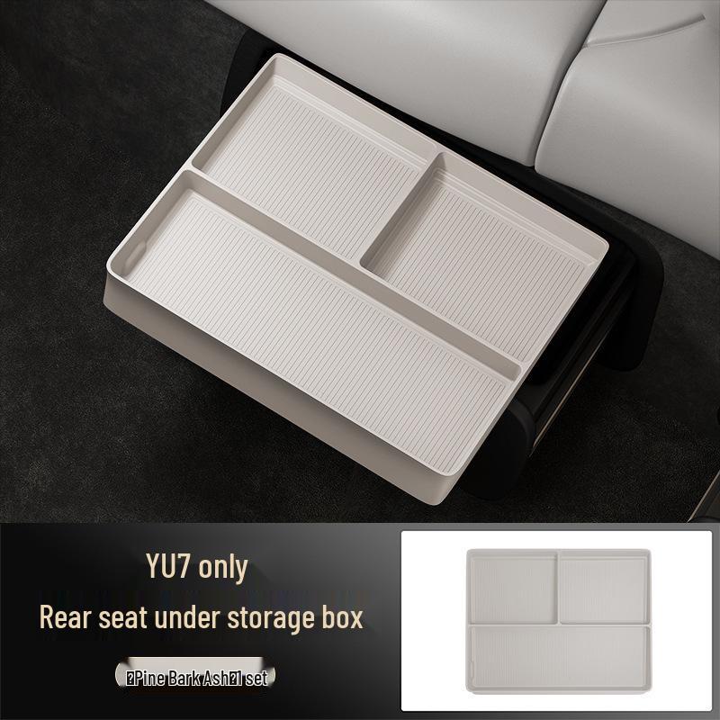 Rear Seat Under Storage Box Organizer for 25 YU7 Models - Car Interior Accessory