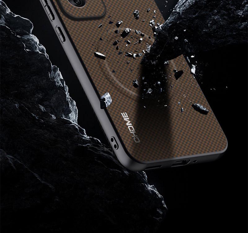 OPPO Reno 12/12Pro Magnetyczne Etui na Telefon z Ochroną przed Upadkiem, Pełne Pokrycie, z Modną Teksturą