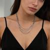 Inextricably Linked Design Sense Multi-Layer Fringed Collarbone Chain Sense Niche Necklace