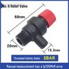 Universal Brass Pressure Relief Valve for Wall-Mounted Boilers, 4 Points, 3 Bar