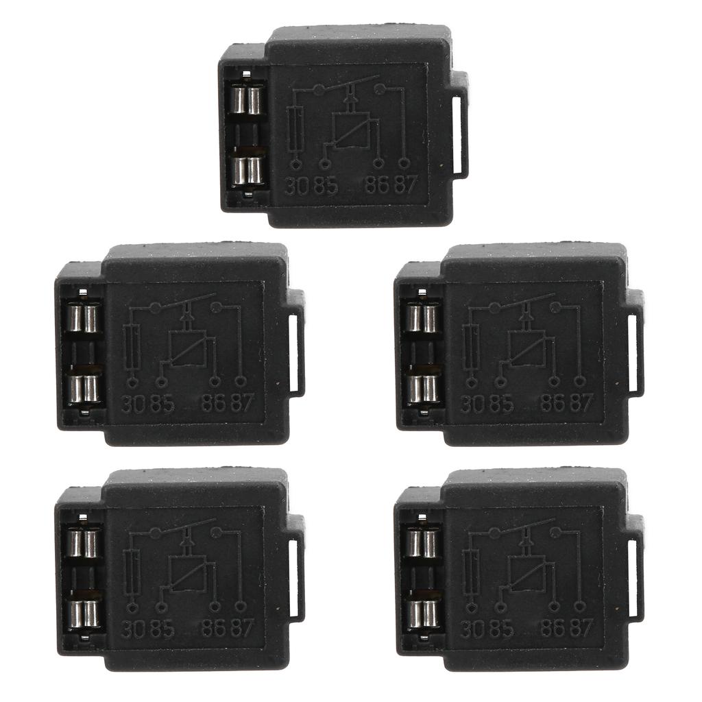 5pcs Car Flasher Relay 4Pins 12V 30A Vehicle Shockproof Waterproof Light Controlling JD1912