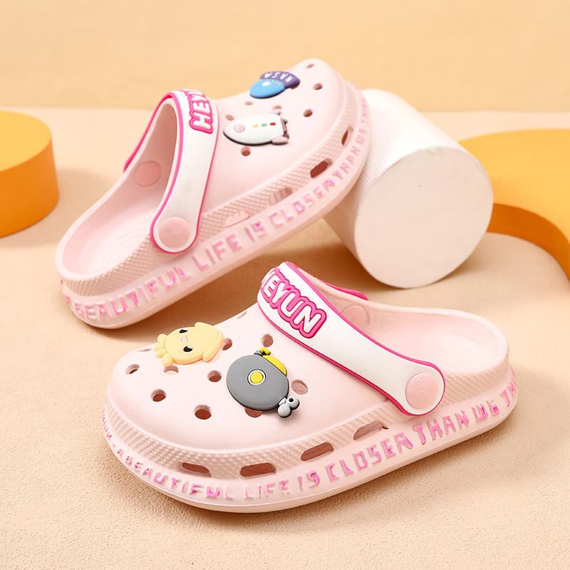 Stylish Eva Lightweight Kids Summer Slipon Sandals With Antislip Soft Sole For Boys