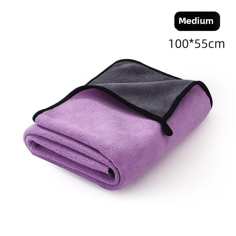 Dog Cat Bath Pet Super Absorbent Quick Drying Towel Teddy Large Thickened Bath Towel Pet Cleaning Supplies