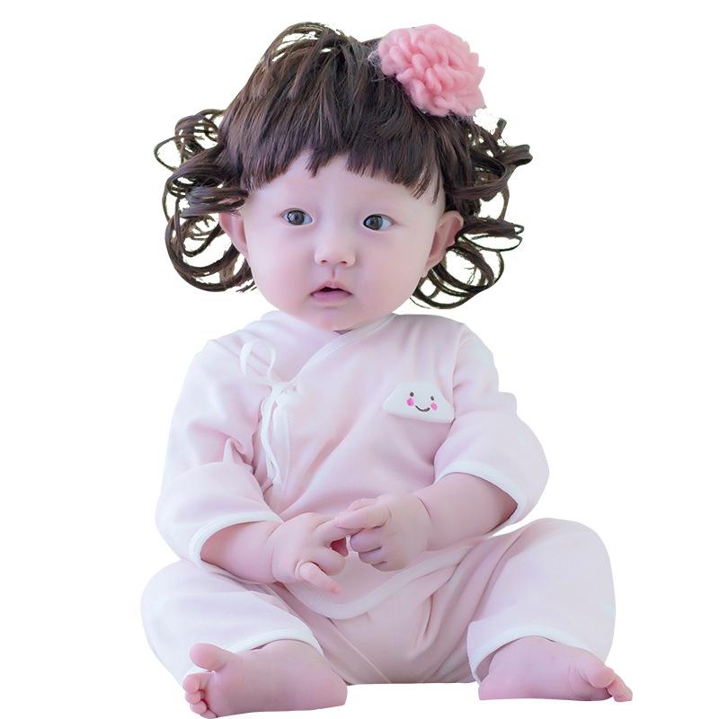 Reines Baumwoll-Neugeborenen-Geschenkset 0-3 Monate - A-Typ Frühling/Herbst-Stil