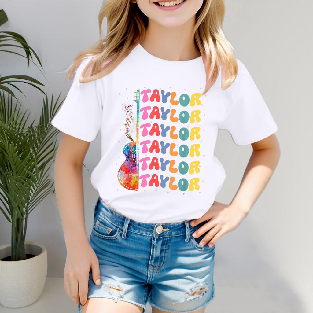 2-13Y Kid T Shirt Fashion Printed Kids Clothes Tshirt Tops Boys Tee Girls Baby Tee