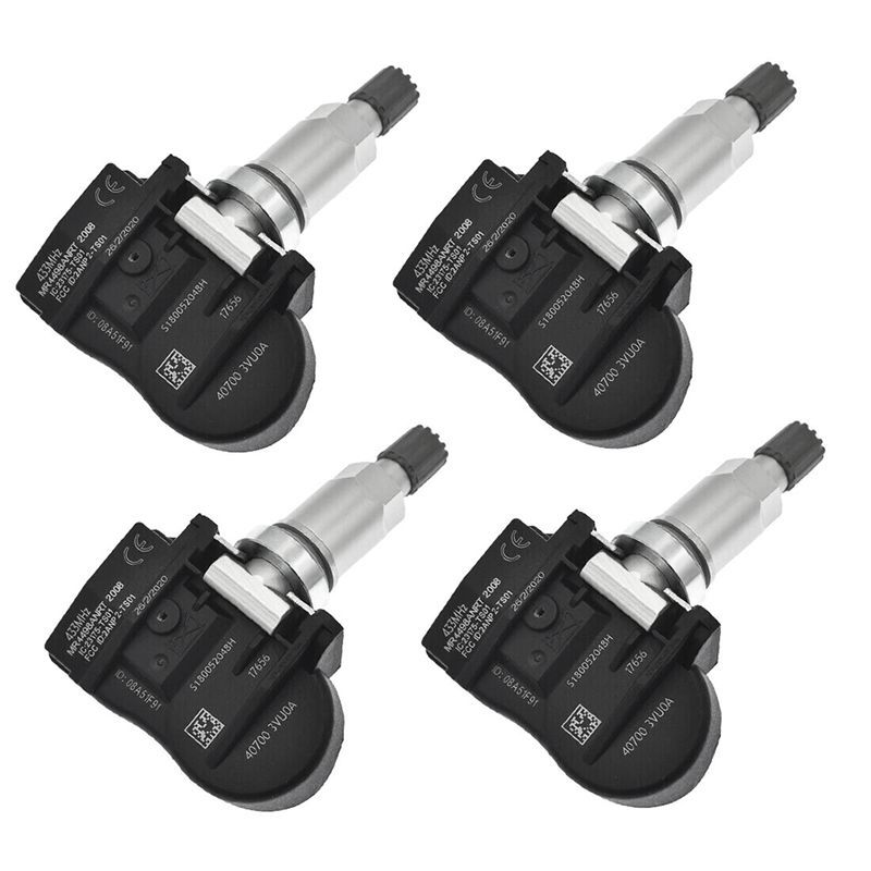 Authentic 4PCS Tire Pressure Sensors TPMS 40700-3VU0A For Renault Espace Megane KOLEOS For Nissan QASHQAI TIIDA 433Mhz