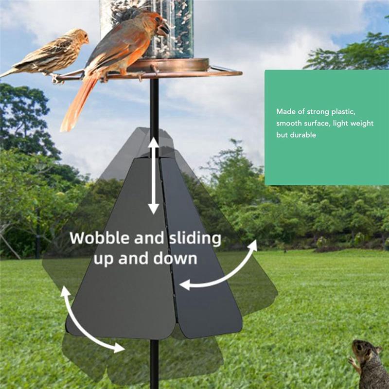CYCLI- Eichhörnchenfester Vogelfutterspender Abweiser Schutz Eichhörnchen Klatscher Vogelfutterspender Mit Diebstahlschutz Drehung Hängender Vogelfutterspender Kombi Du