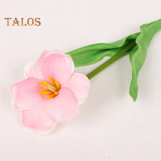 Simulated Tulips Bouquet Realistic Fake Flowers Home Decor Artificial Tulip Arrangement with Bendable Stems