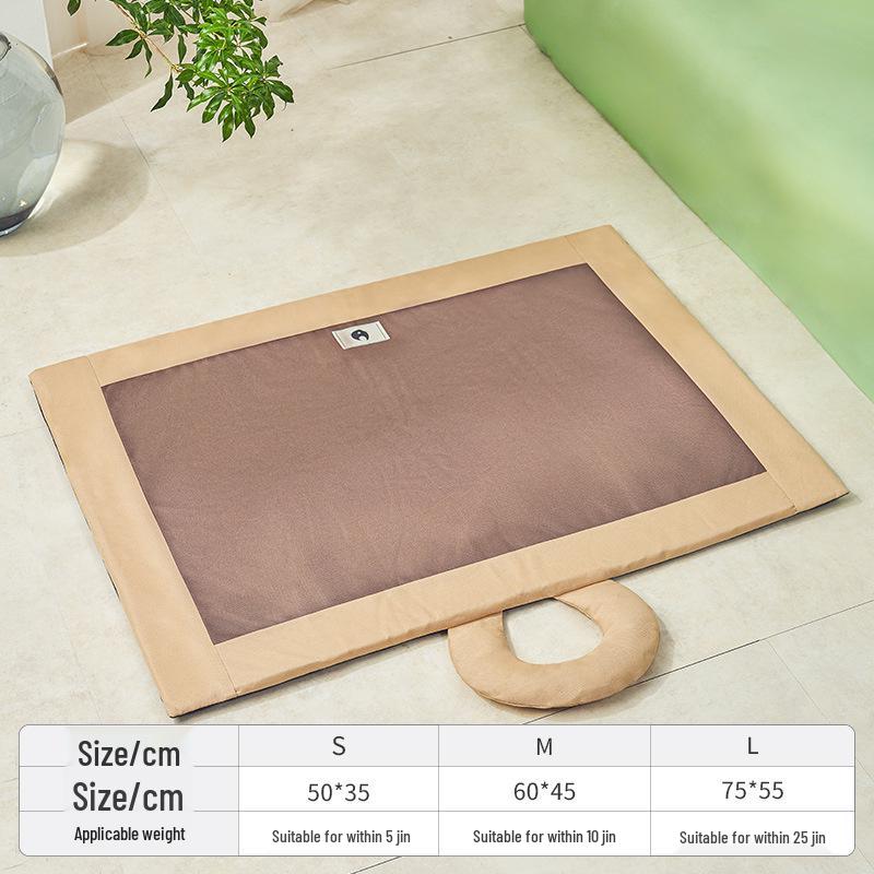 Four Seasons Washable Pet Bed: Cool Nest Cushion for Dogs & Cats