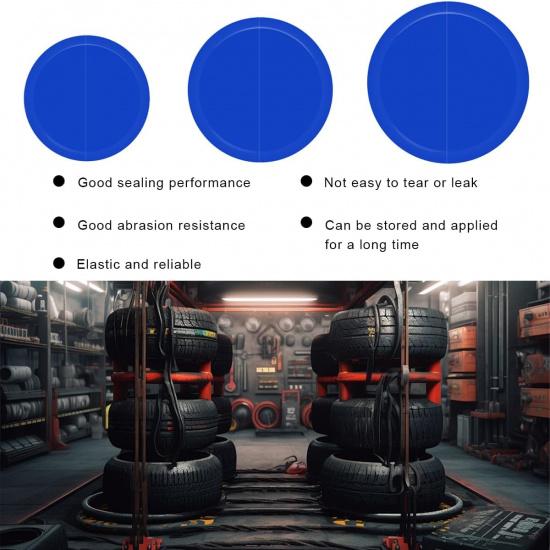 90PCS Tire Repair Patch, 32mm 42mm 58mm Natural Rubber Tyre Puncture Repair Patch Kit, Automotive Round Tubeless Patches Fast Repair Tool for Car