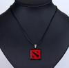 DOTA2 Weapon Model & Portal Scroll Pendant Necklace with Dota Logo Keychain