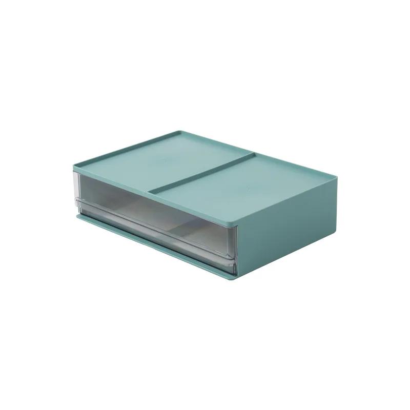 Desktop Stackable Storage Drawer Home Office Stationery A4 A5 Paper Documents Storage Box Makeup Cosmetics Organizer