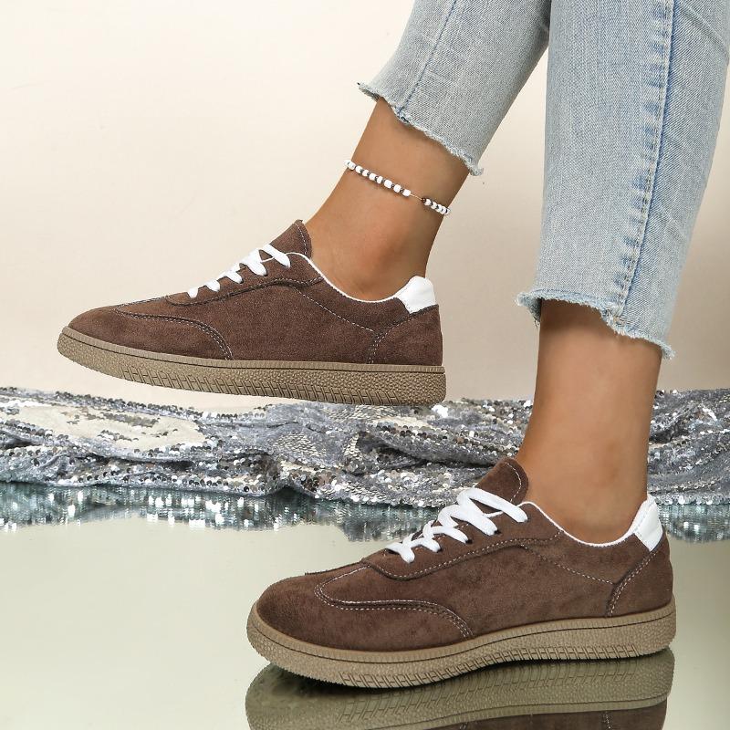 Women‘s Shoes Spring Retro Versatile German Training Flat Breathable Comfortable Casual Board.