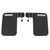 1 Pair Rear Trailing Arm Guards Mud Flaps Shockproof HDPE Steel Replacement for Polaris XP 4 1000 20
