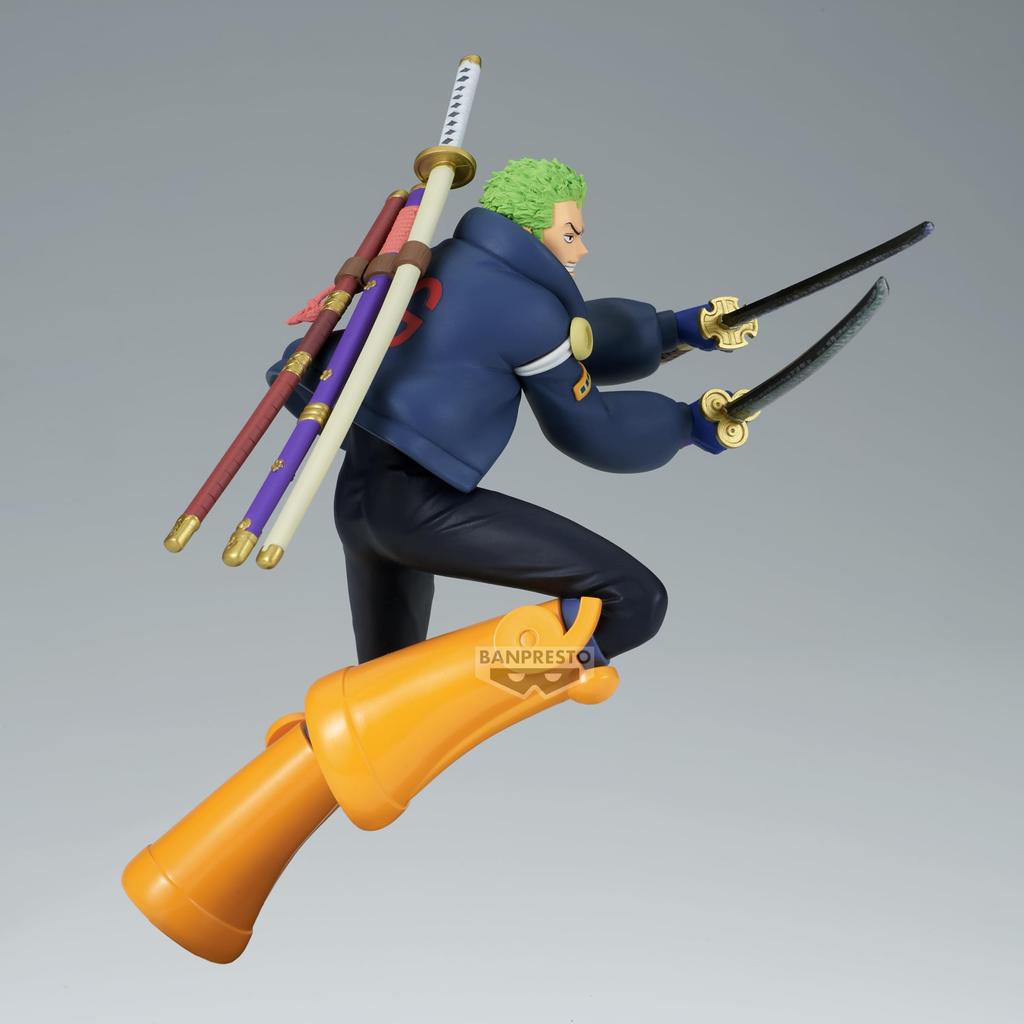 BANPRESTO Zoro Statue with Katana Egghead Suit, 16cm