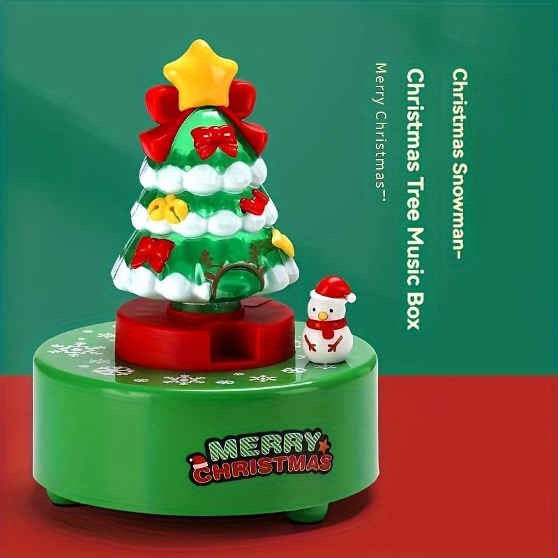 Christmas Toys Christmas Party Music Box Rotating Snowman Toy Ornament Chain Toy Children's Adult Music Box