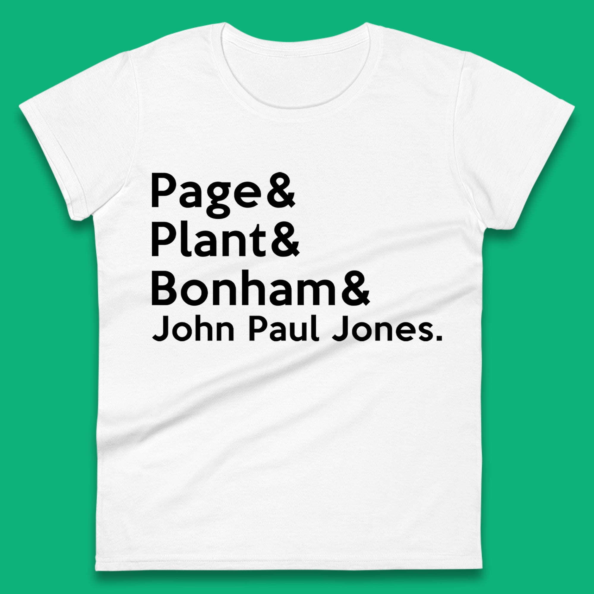 Page & Plant & Bonham & John Paul Jones Womens T Shirt Mens Tops Tees Unisex XL