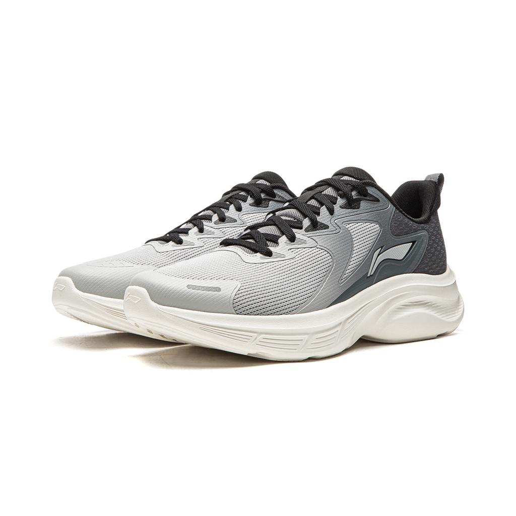 Li Ning Lightweight Soft Rebound Casual Running Shoes Men sneakers Gray ARSW045-1