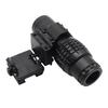 1PCS/Set 3X Magnifier Scope Side Turn Triple Mirror Telescope Magnifying Glass Outdoor Hunting Tools