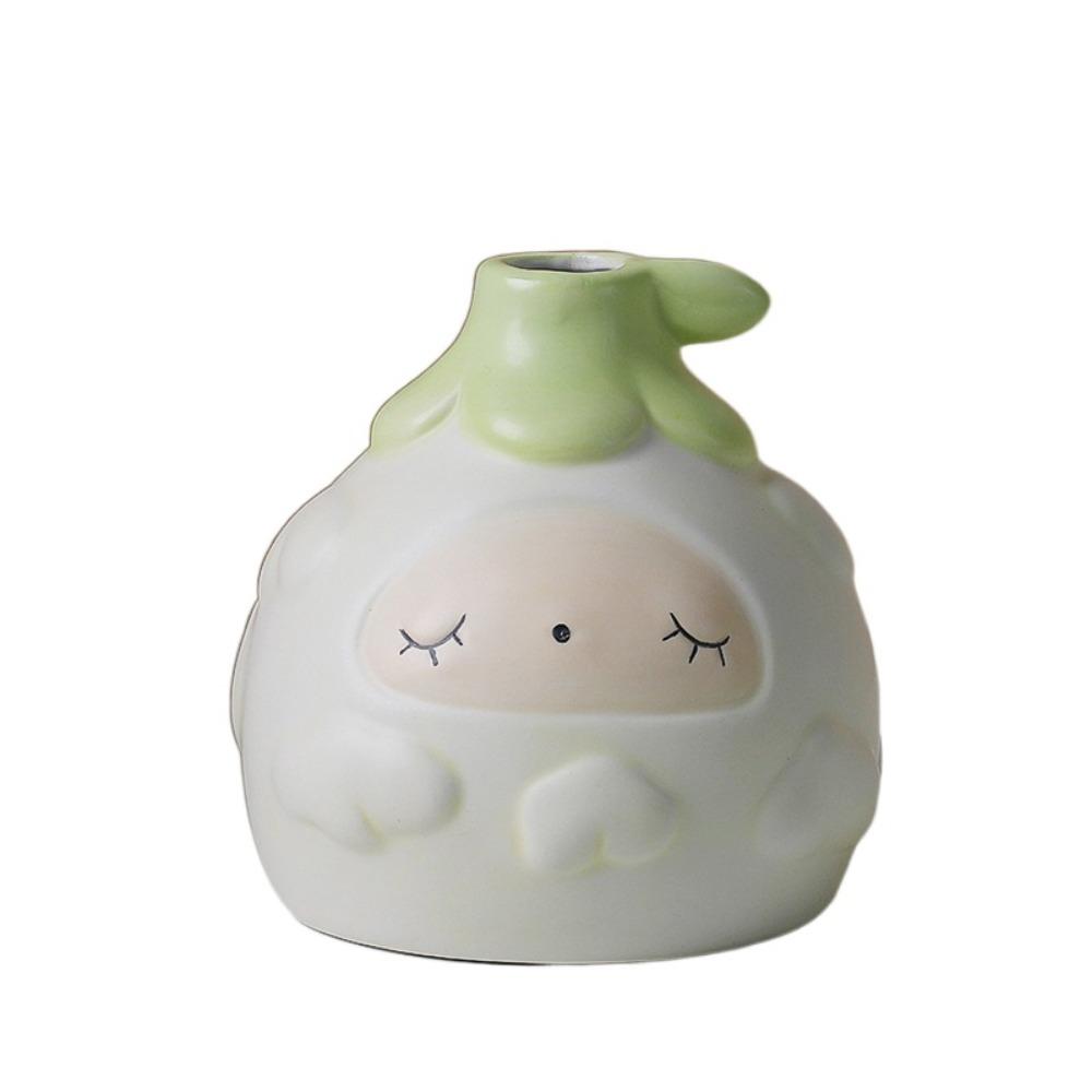 

Ceramic Succulent Flowerpot Cute Flower Arrangement Container Crafts Plant Pot Party белый